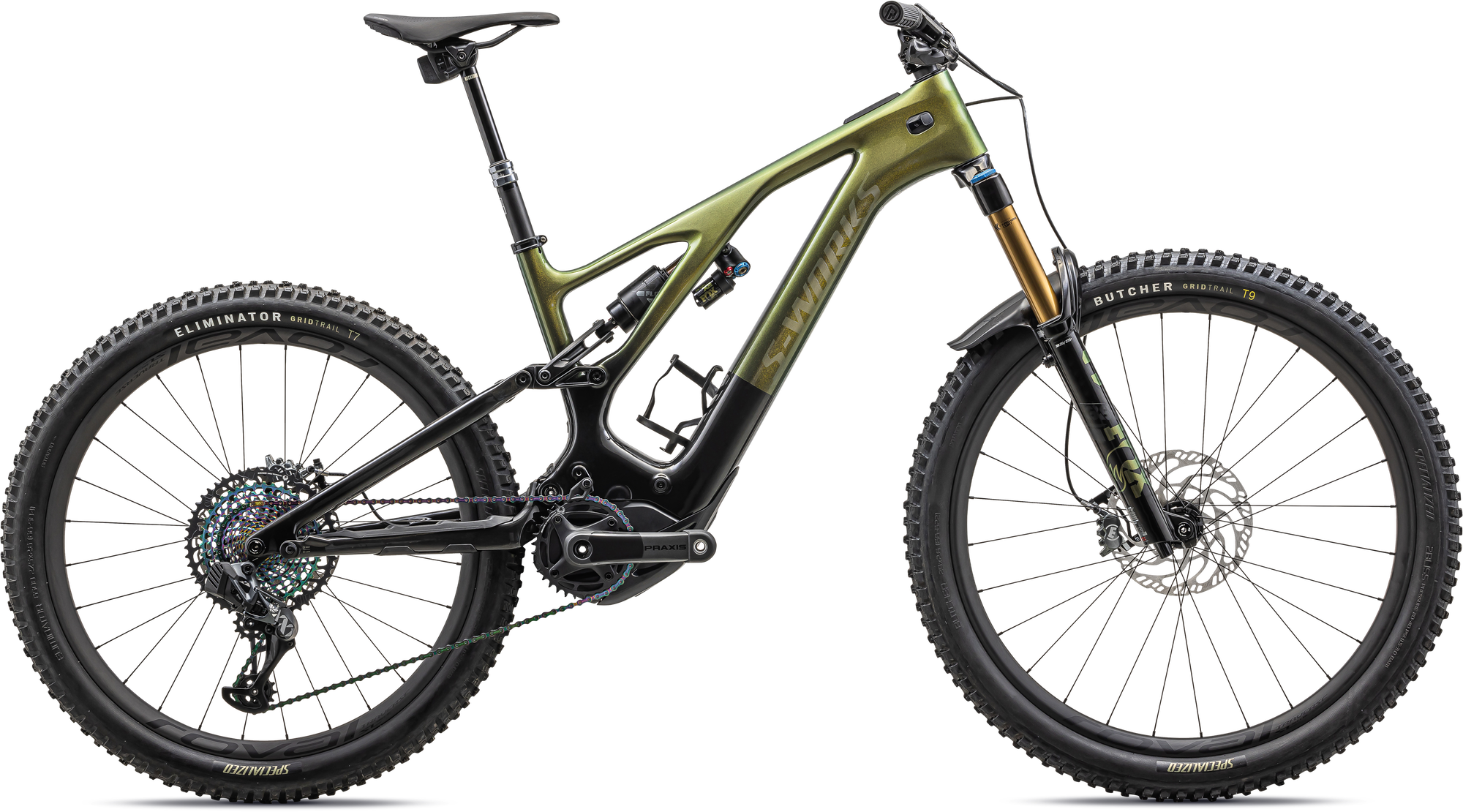 Specialized S-Works Turbo Levo 3 - Gloss Gold Pearl Over Carbon / Carbon / Gold Pearl Over Carbon