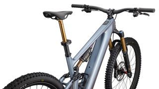 Specialized S-Works Turbo Levo 4 - Gloss Glacial Metallic / Red Pearl / Black Pearl