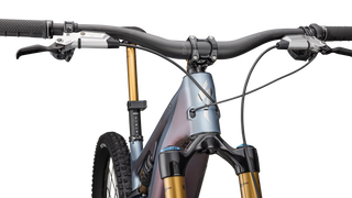 Specialized S-Works Turbo Levo 4 - Gloss Glacial Metallic / Red Pearl / Black Pearl