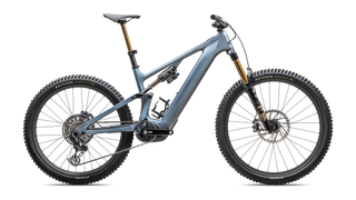 Specialized S-Works Turbo Levo 4 - Gloss Glacial Metallic / Red Pearl / Black Pearl