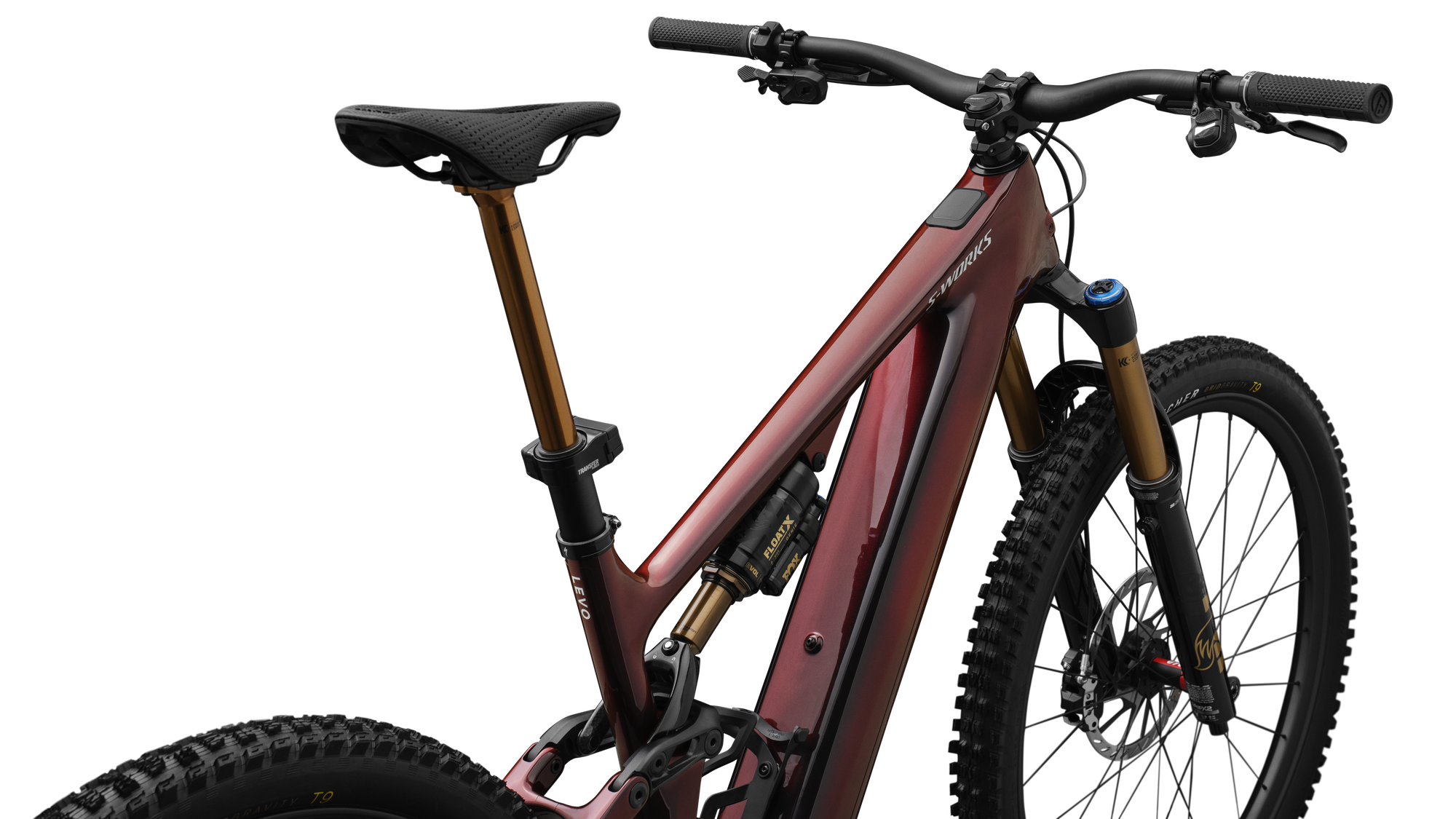 Specialized S-Works Turbo Levo 4 - Gloss Red Pearl / Black / Metallic White Silver