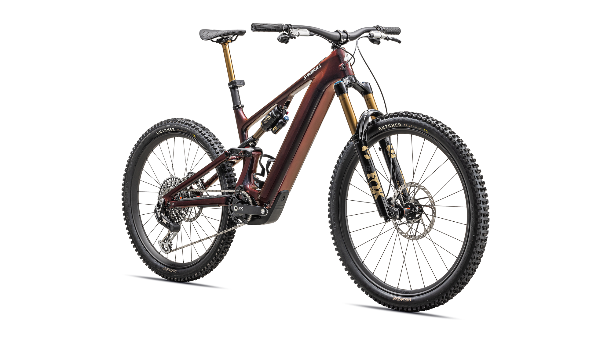 Specialized S-Works Turbo Levo 4 - Gloss Red Pearl / Black / Metallic White Silver