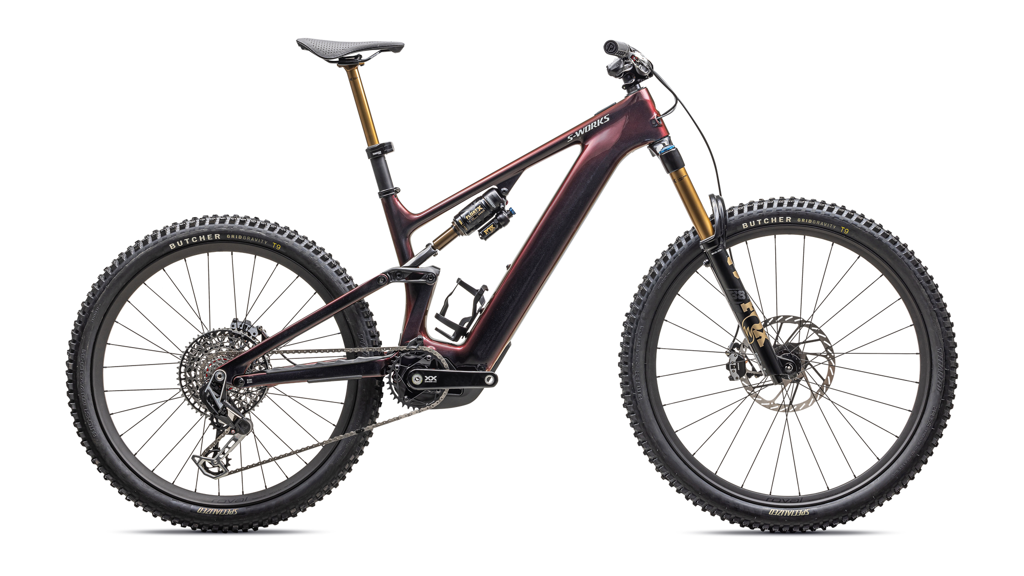 Specialized S-Works Turbo Levo 4 - Gloss Red Pearl / Black / Metallic White Silver