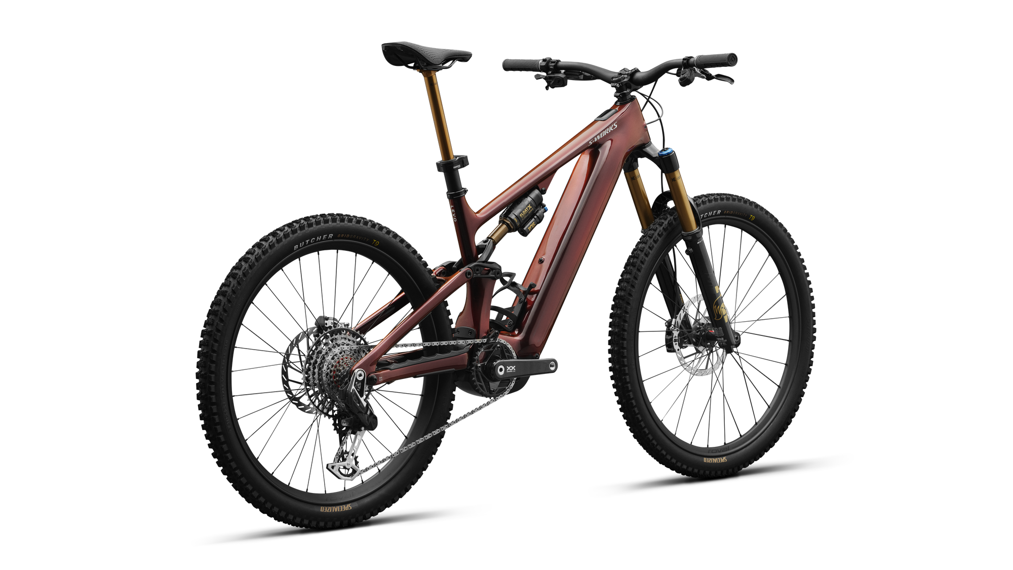 Specialized S-Works Turbo Levo 4 - Gloss Red Pearl / Black / Metallic White Silver