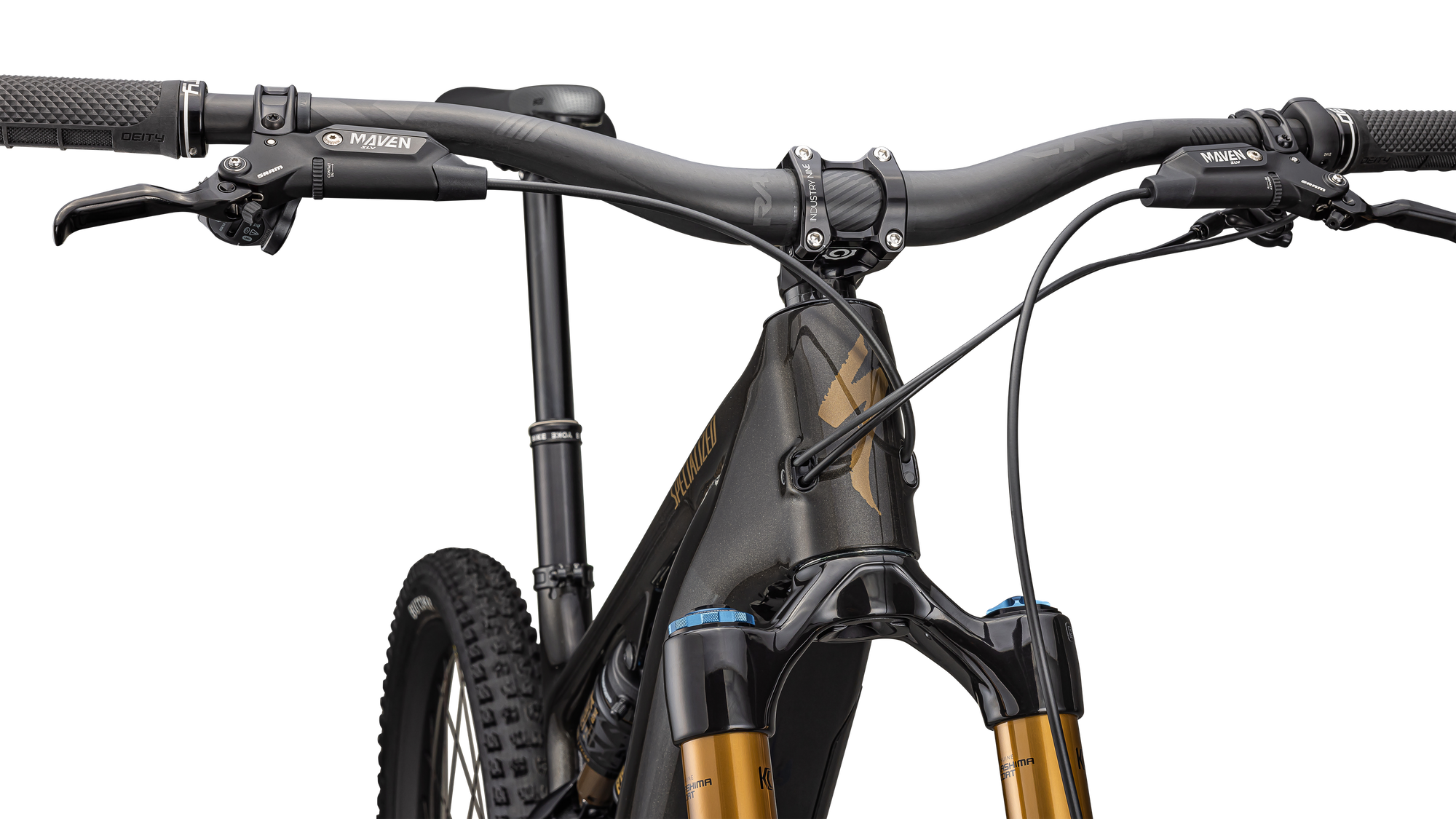 Specialized Turbo Levo 4 Pro - Gloss Metallic Obsidian / Burnt Gold Metallic