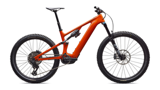 Specialized Turbo Levo 4 Comp - Gloss Orange Tint Over Silver Dust / Dark Navy