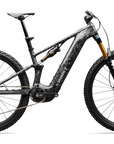 Specialized S-Works Turbo Levo R - Gloss Shadow Silver Blended Speckle Over Carbon / Silver Dust