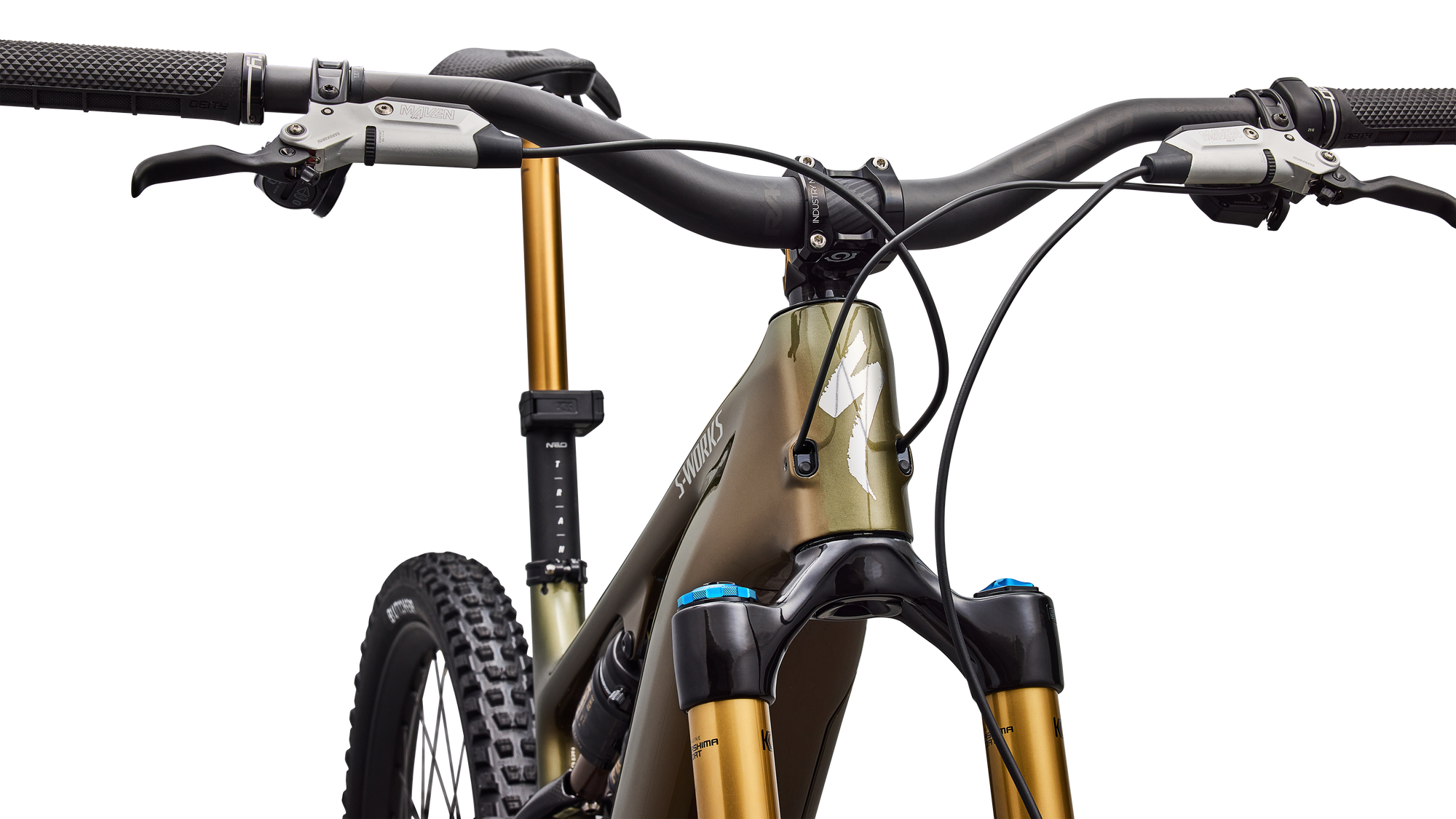 Specialized S-Works Turbo Levo 4 - Gloss Laurel Green / Burnt Gold / Chrome
