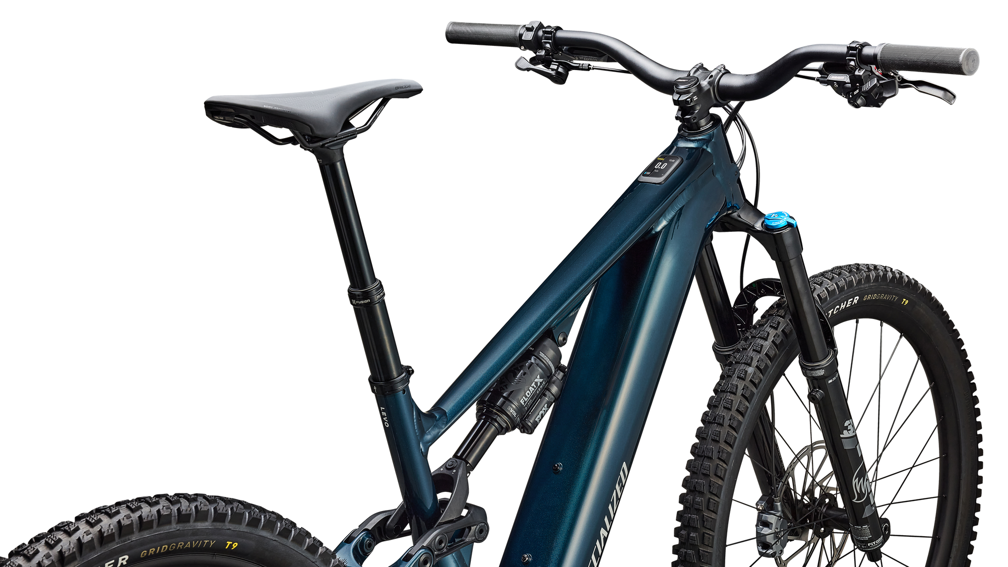 Specialized Turbo Levo 4 Comp Alloy - Gloss Deep Lake Metallic / Dune White