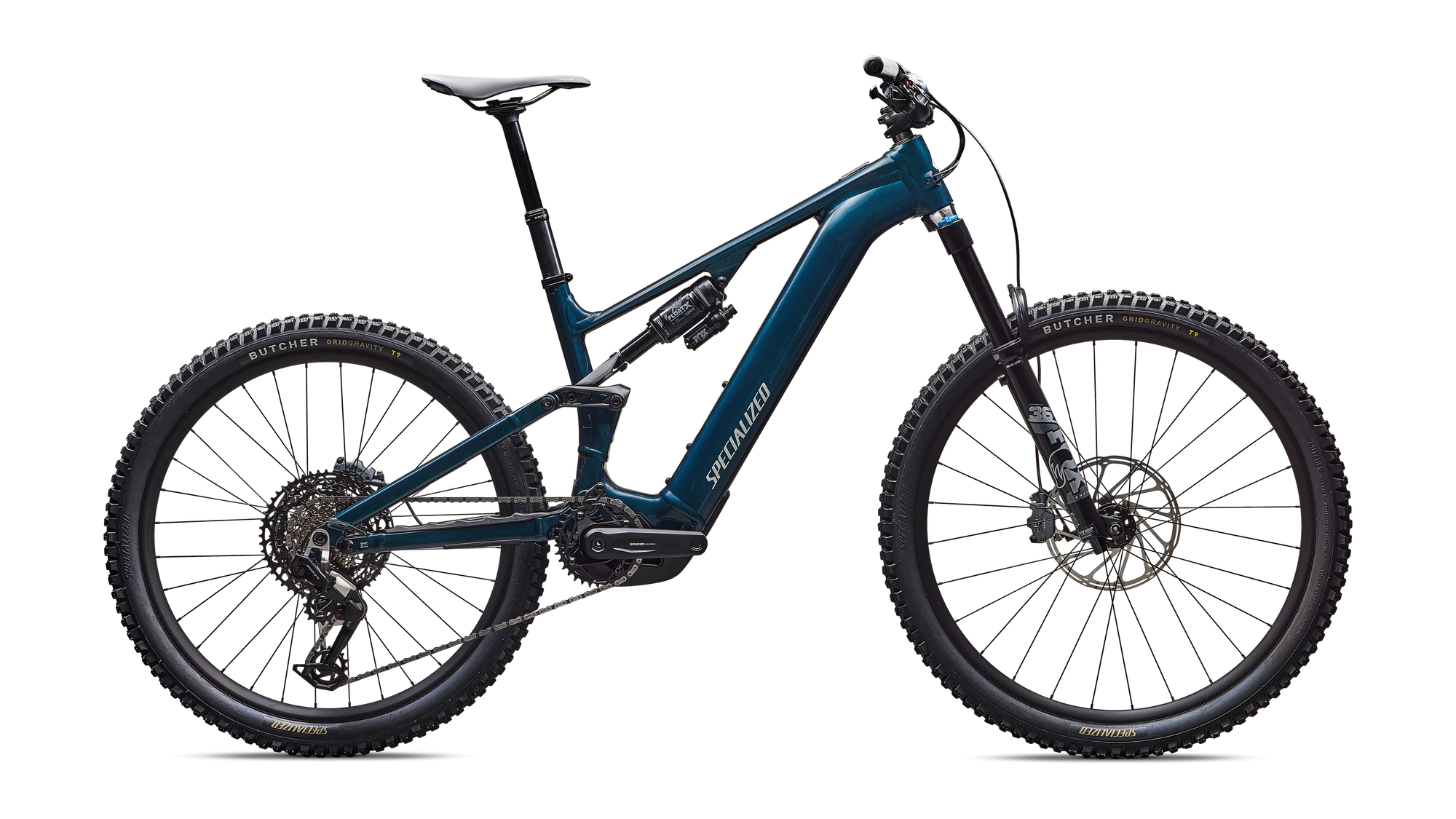 Specialized Turbo Levo 4 Comp Alloy - Gloss Deep Lake Metallic / Dune White