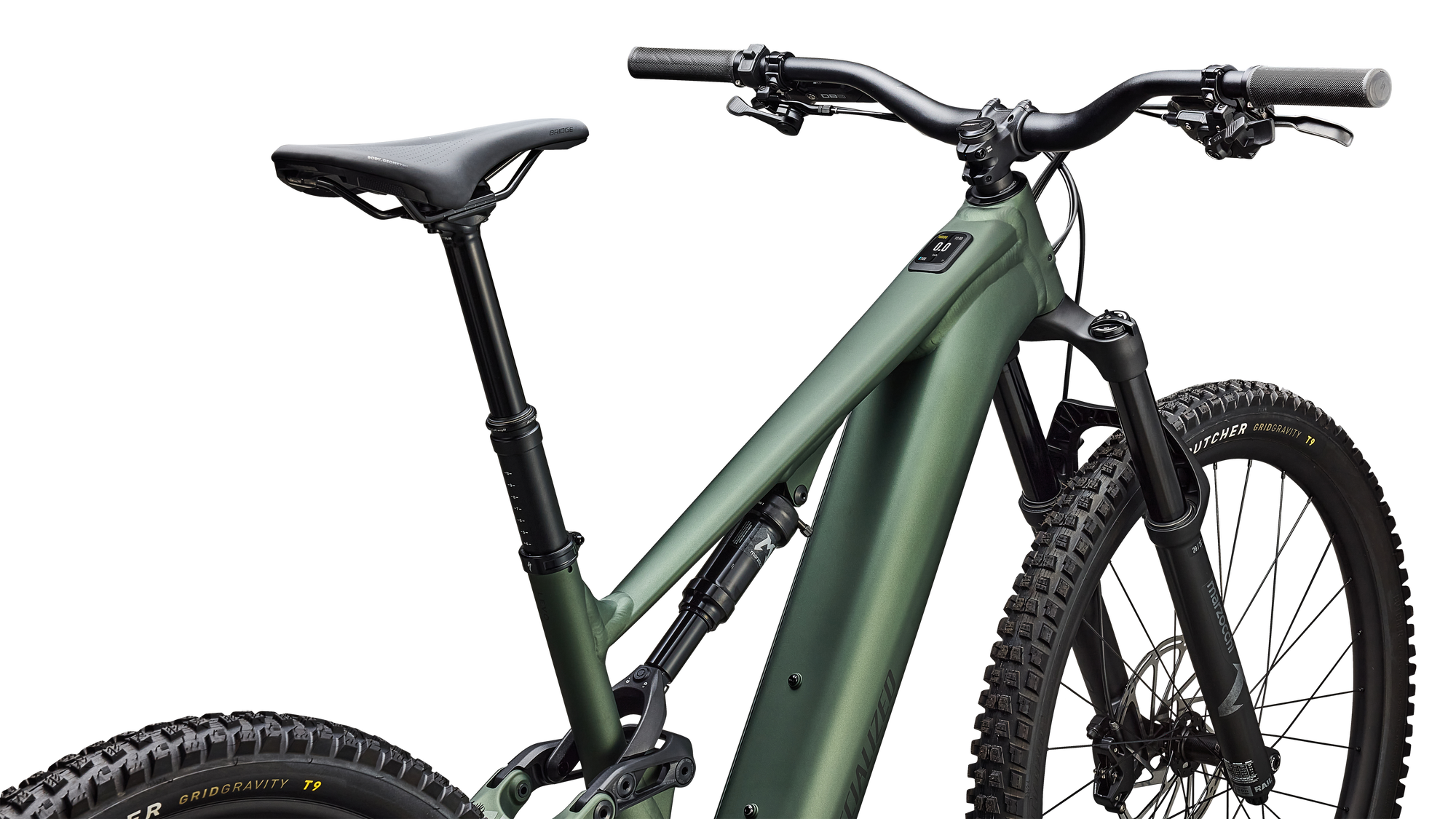 Specialized Turbo Levo 4 Alloy - Satin Cypress Metallic / Dark Moss Green