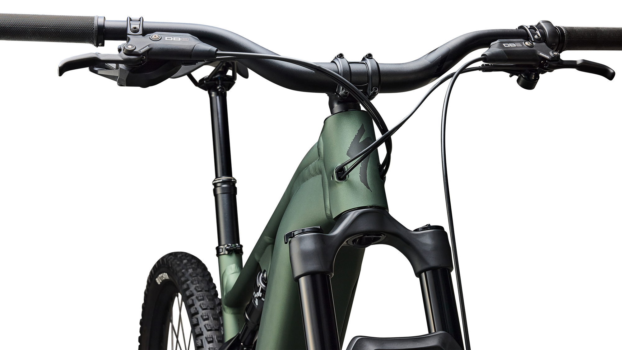 Specialized Turbo Levo 4 Alloy - Satin Cypress Metallic / Dark Moss Green