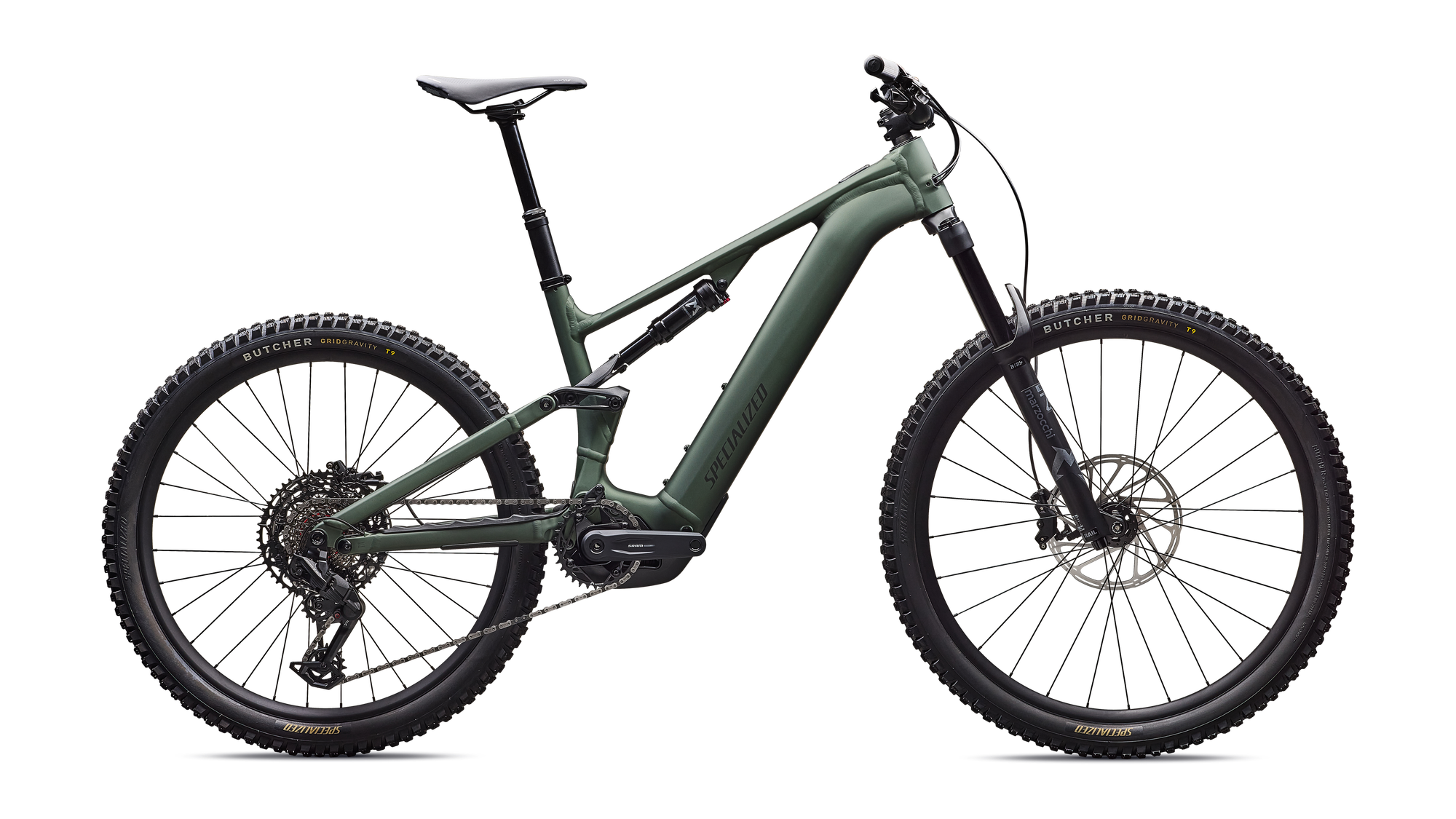 Specialized Turbo Levo 4 Alloy - Satin Cypress Metallic / Dark Moss Green