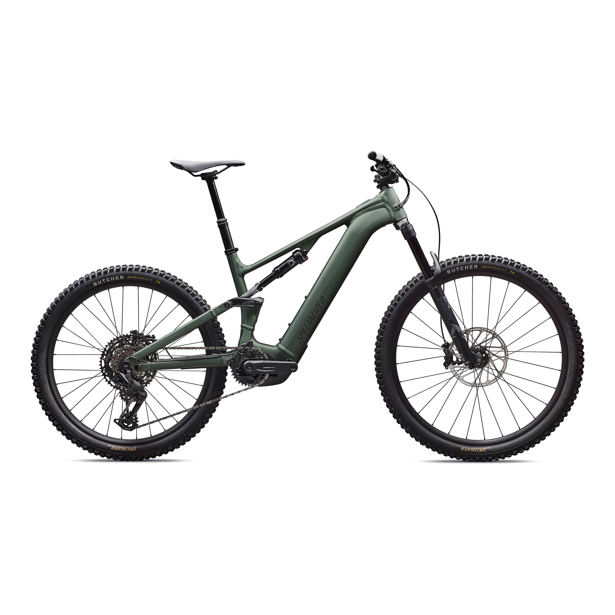 Specialized Turbo Levo 4 Alloy - Satin Cypress Metallic / Dark Moss Green