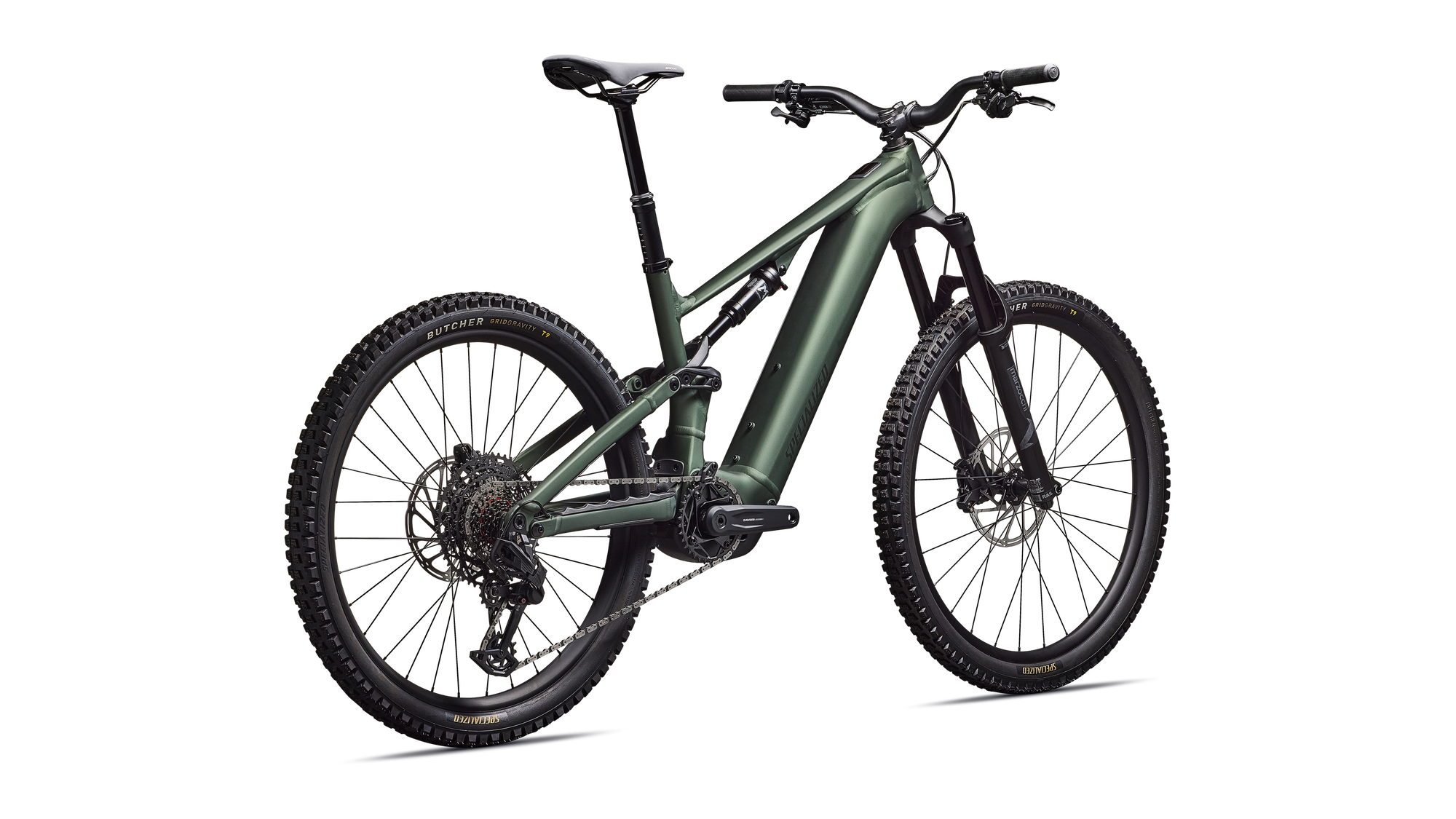 Specialized Turbo Levo 4 Alloy - Satin Cypress Metallic / Dark Moss Green