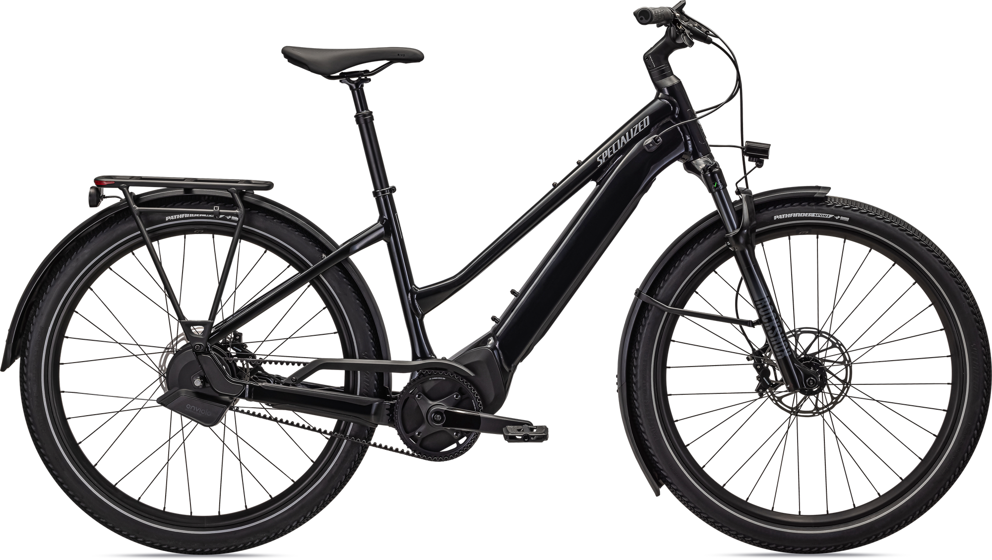 Specialized Turbo Vado 5.0 IGH Step-Through - Cast Black / Silver Reflective