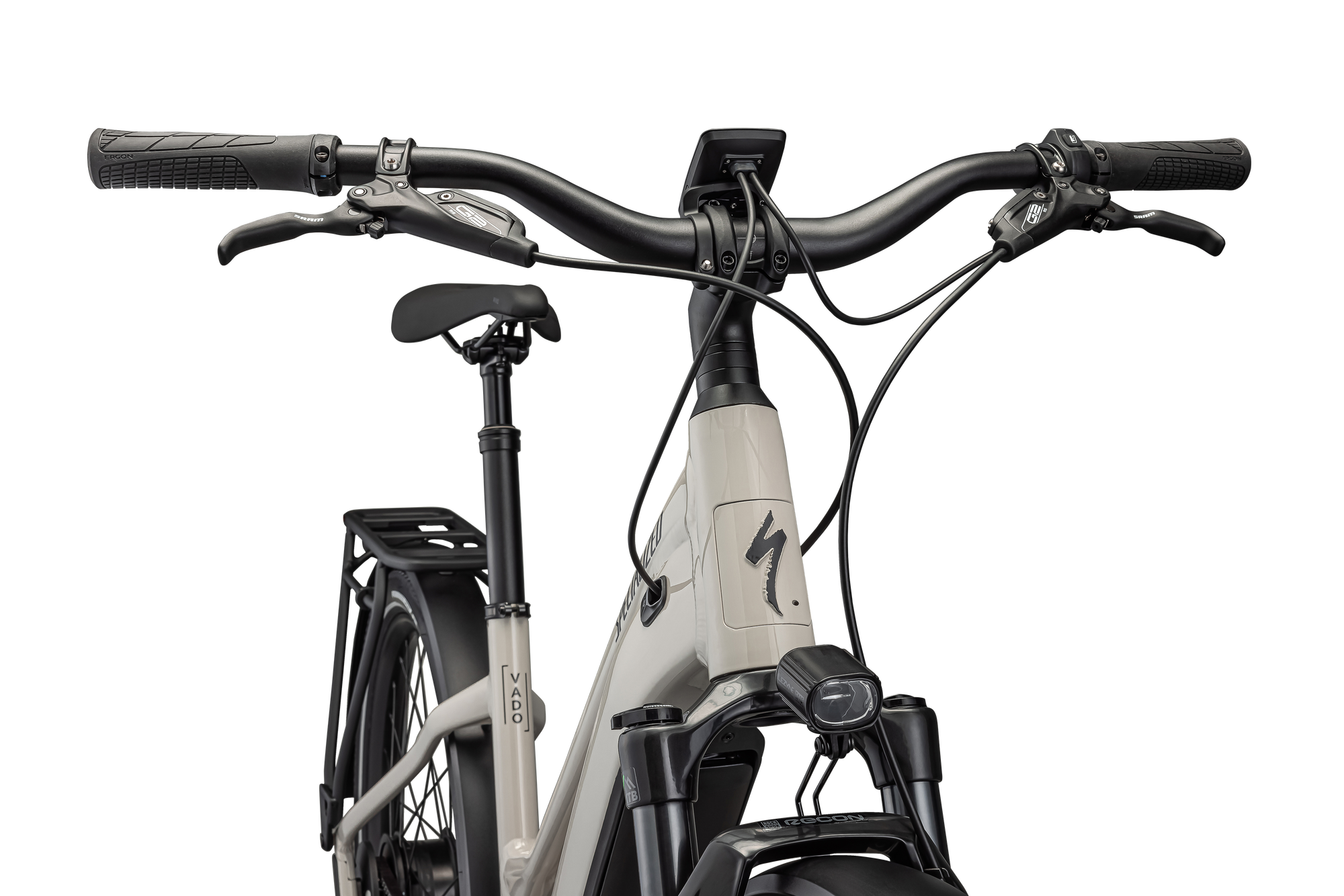 Specialized Turbo Vado 5.0 IGH Step-Through - White Mountains / Black Reflective