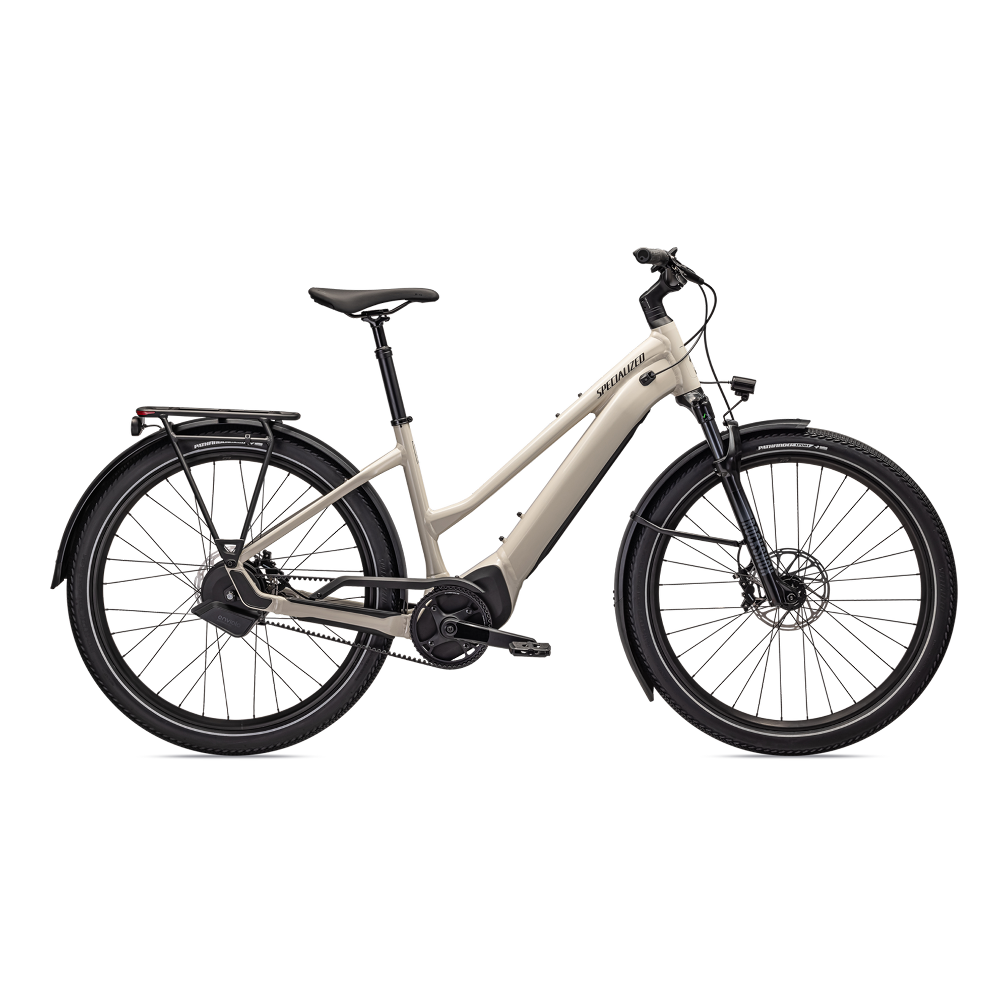 Specialized Turbo Vado 5.0 IGH Step-Through - White Mountains / Black Reflective