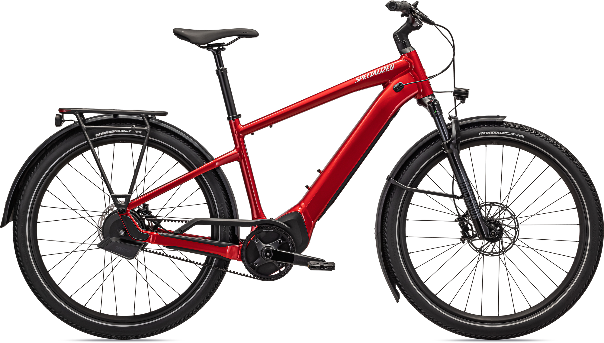 Specialized Turbo Vado 5.0 IGH - Red Tint / Silver Reflective