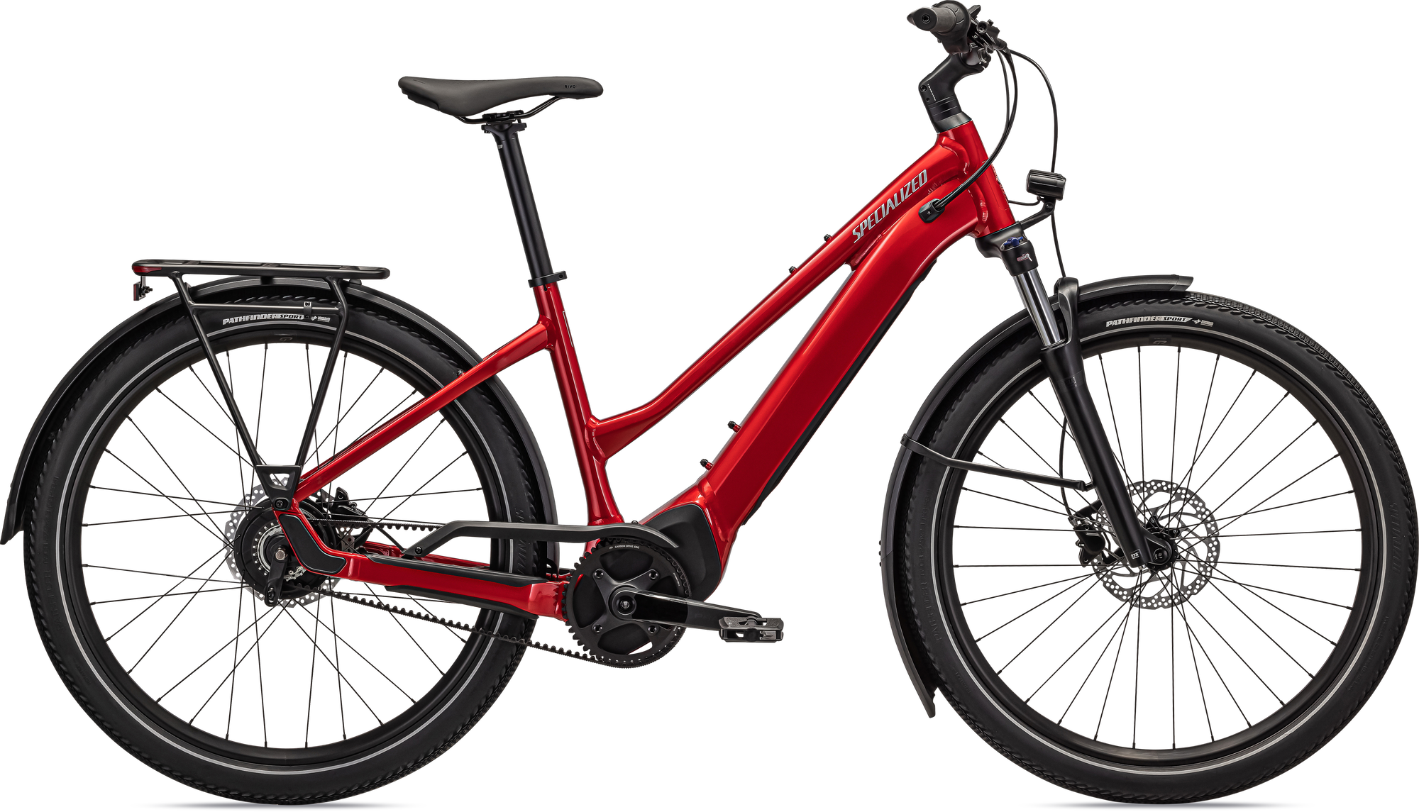 Specialized Turbo Vado 3.0 IGH Step-Through - Red Tint / Silver Reflective