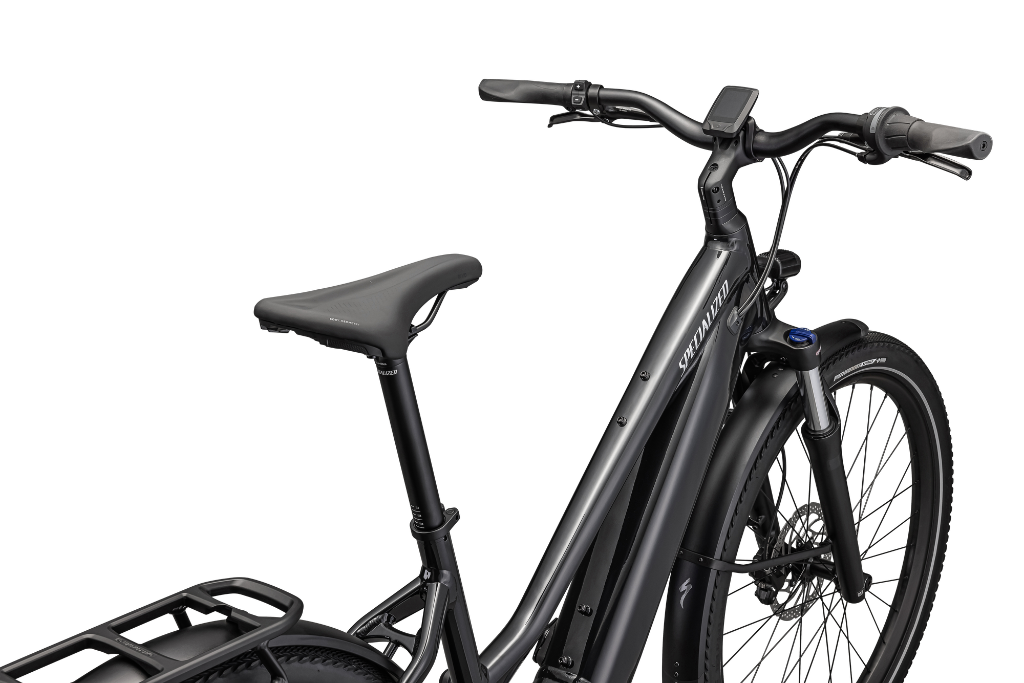 Specialized Turbo Vado 3.0 IGH Step-Through - Cast Black / Silver Reflective