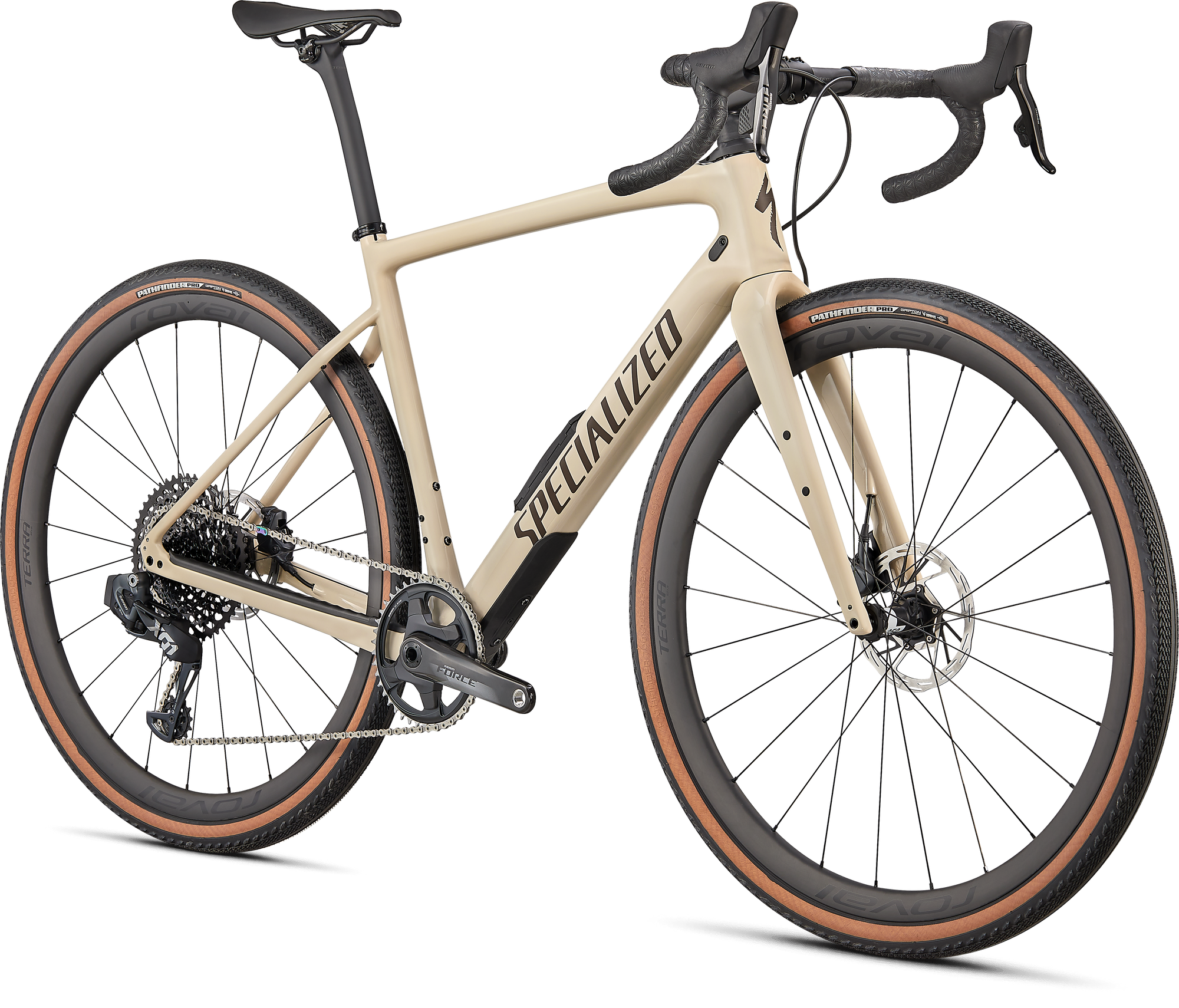 Specialized Diverge Pro Carbon - SRAM Force eTAP AXS / X01 Eagle AXS - Gloss Sand/Satin Doppio