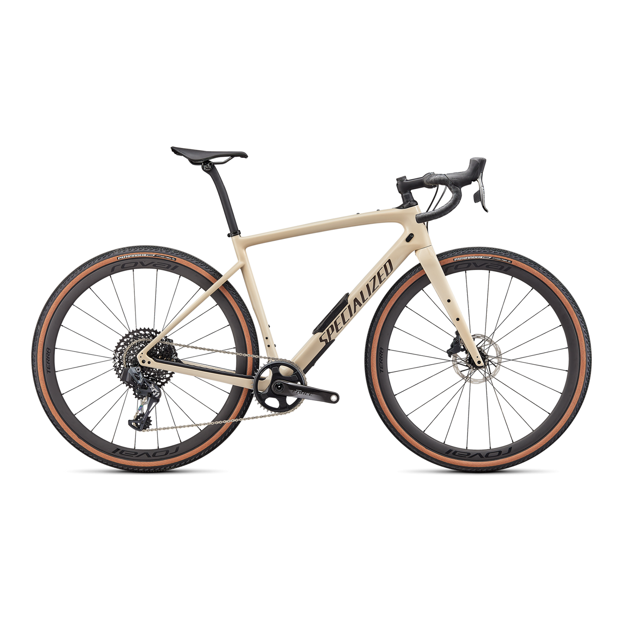 Specialized Diverge Pro Carbon - SRAM Force eTAP AXS / X01 Eagle AXS - Gloss Sand/Satin Doppio