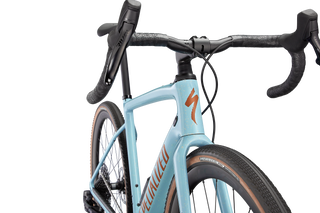 Specialized Diverge Expert Carbon - SRAM Rival eTAP AXS - Gloss Arctic Blue/Sand Speckle/Terra Cotta
