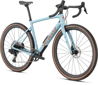 Specialized Diverge Expert Carbon - SRAM Rival eTAP AXS - Gloss Arctic Blue/Sand Speckle/Terra Cotta