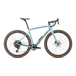 Specialized Diverge Expert Carbon - SRAM Rival eTAP AXS - Gloss Arctic Blue/Sand Speckle/Terra Cotta