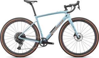 Specialized Diverge Expert Carbon - SRAM Rival eTAP AXS - Gloss Arctic Blue/Sand Speckle/Terra Cotta