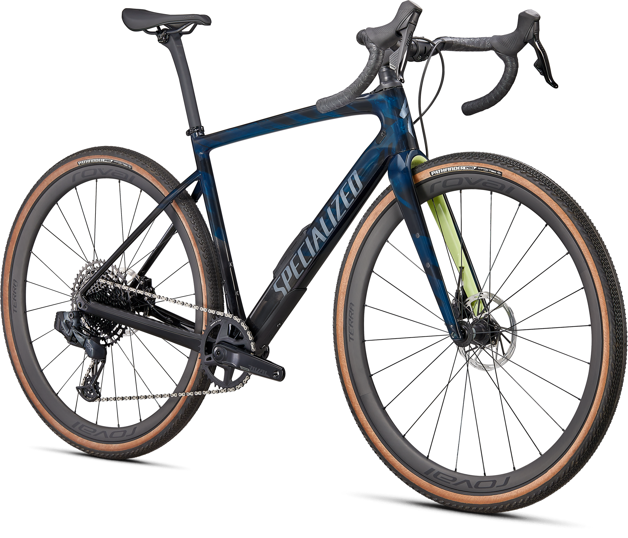 Specialized Diverge Expert Carbon - SRAM Rival eTAP AXS - Gloss Teal Tint/Carbon/Limestone/Wild