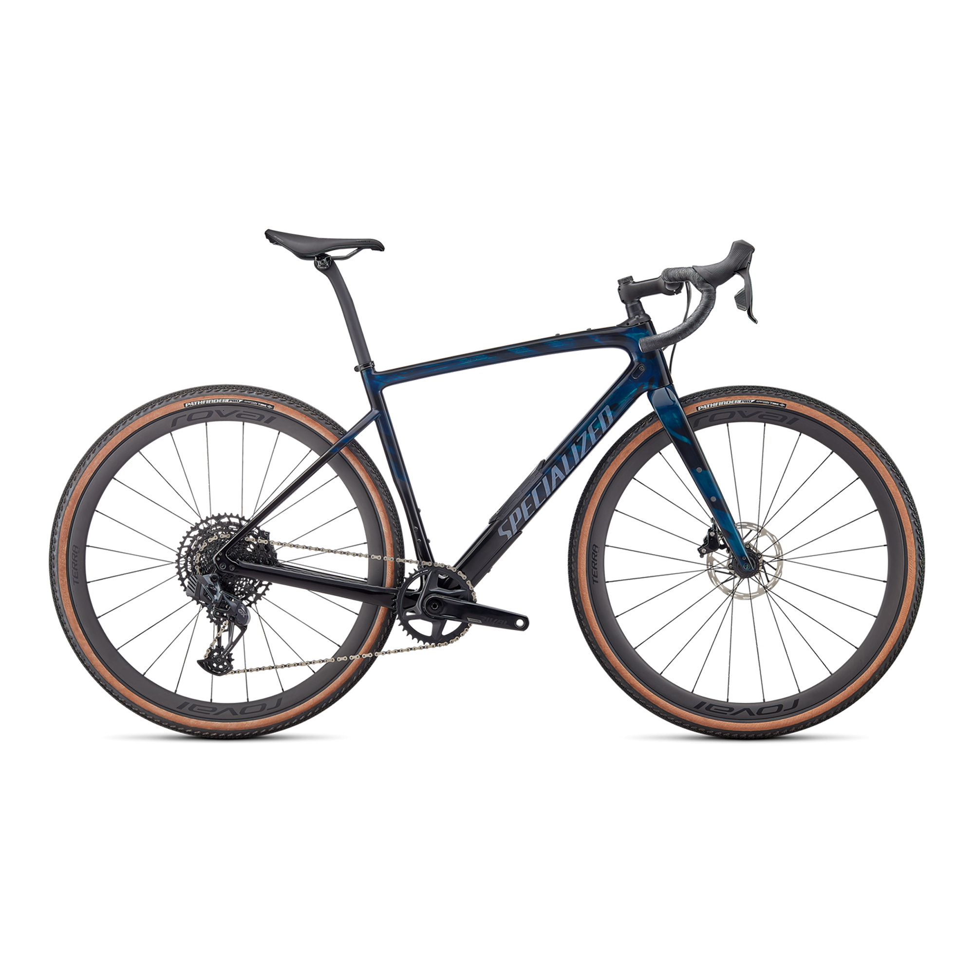 Specialized Diverge Expert Carbon - SRAM Rival eTAP AXS - Gloss Teal Tint/Carbon/Limestone/Wild