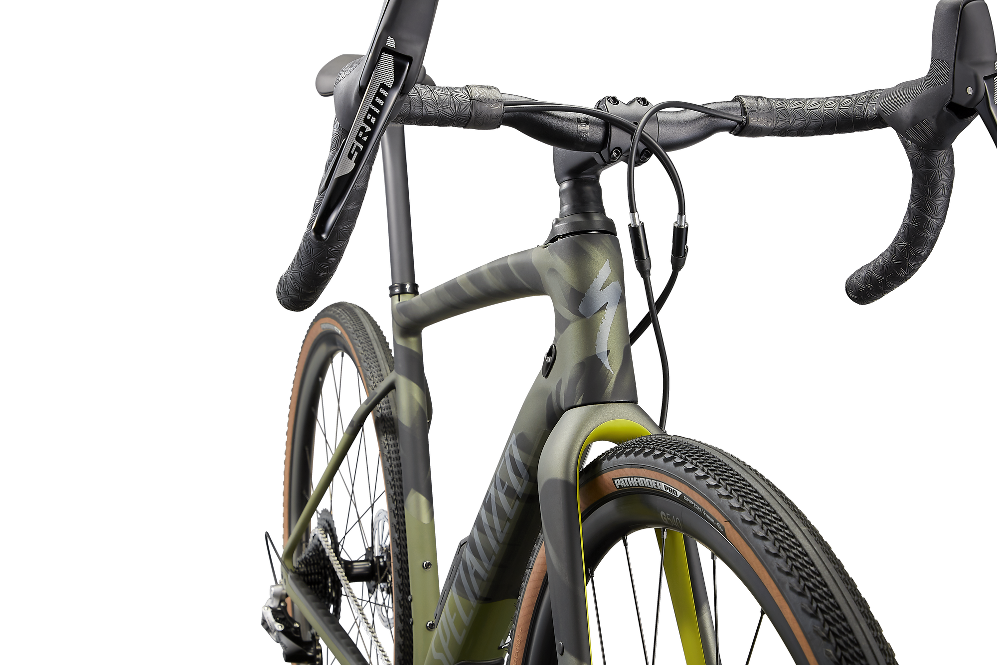 Specialized Diverge Comp Carbon - SRAM Rival - Satin Olive/Oak/Chrome/Wild