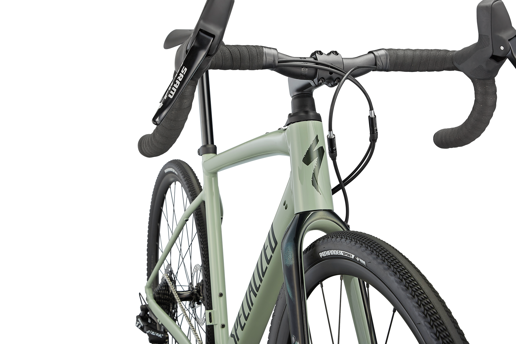Specialized Diverge Comp E5 - SRAM Apex - Gloss Spruce/Oak Metallic/Chrome/Wild