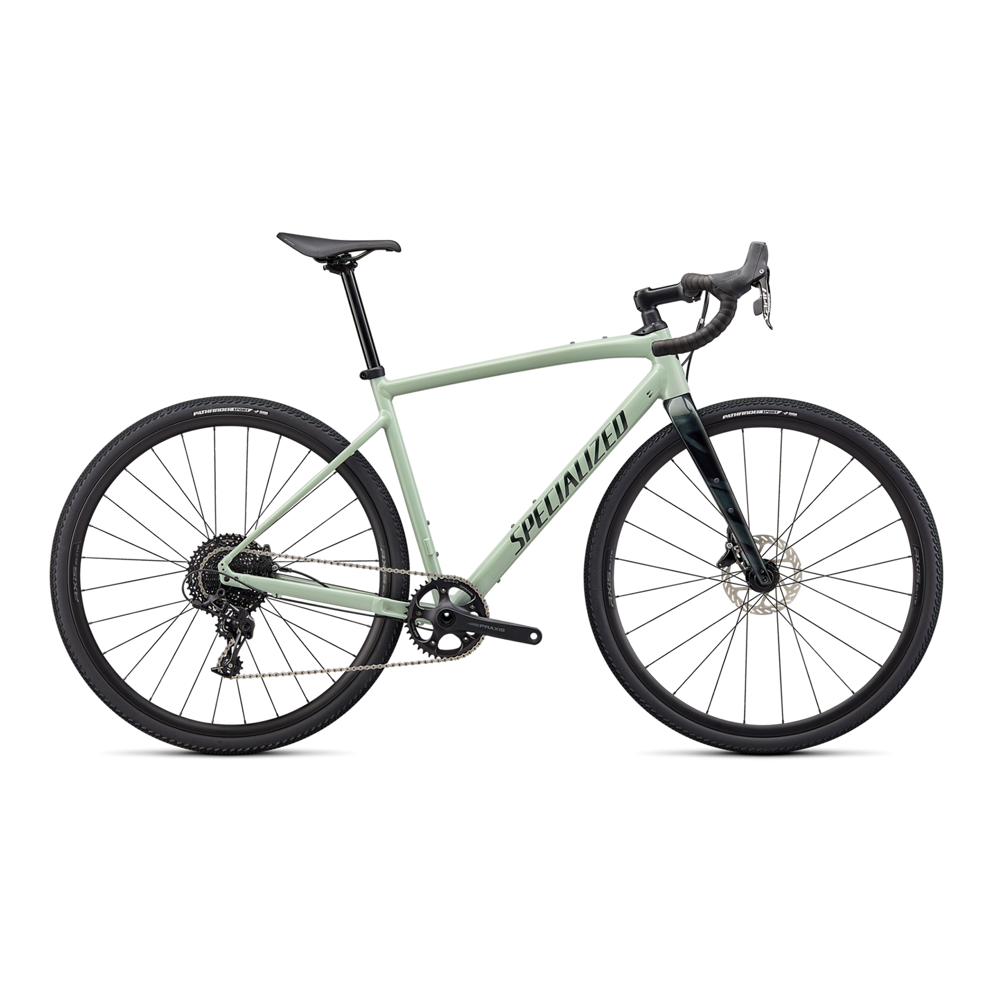 Specialized Diverge Comp E5 - SRAM Apex - Gloss Spruce/Oak Metallic/Chrome/Wild