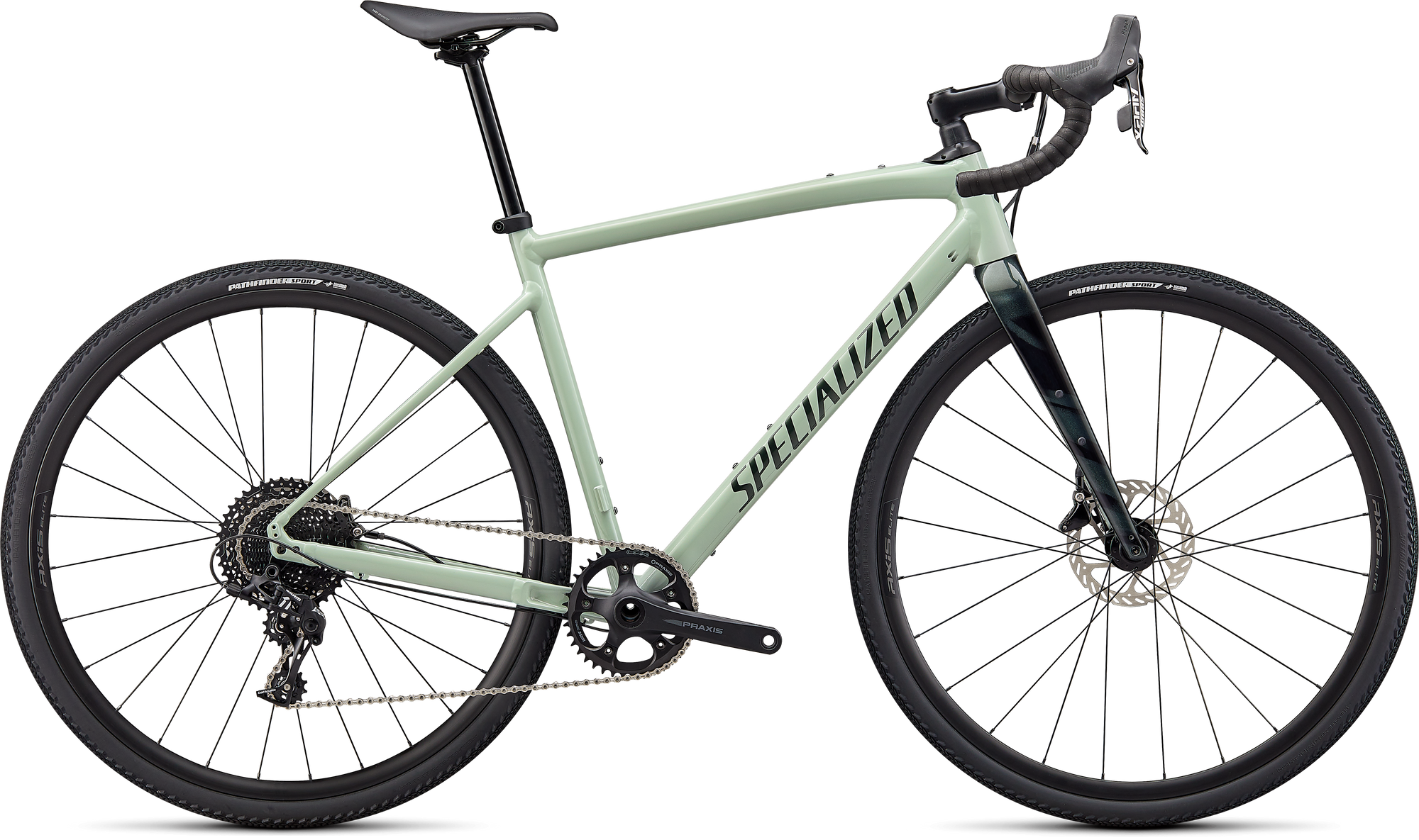 Specialized Diverge Comp E5 - SRAM Apex - Gloss Spruce/Oak Metallic/Chrome/Wild