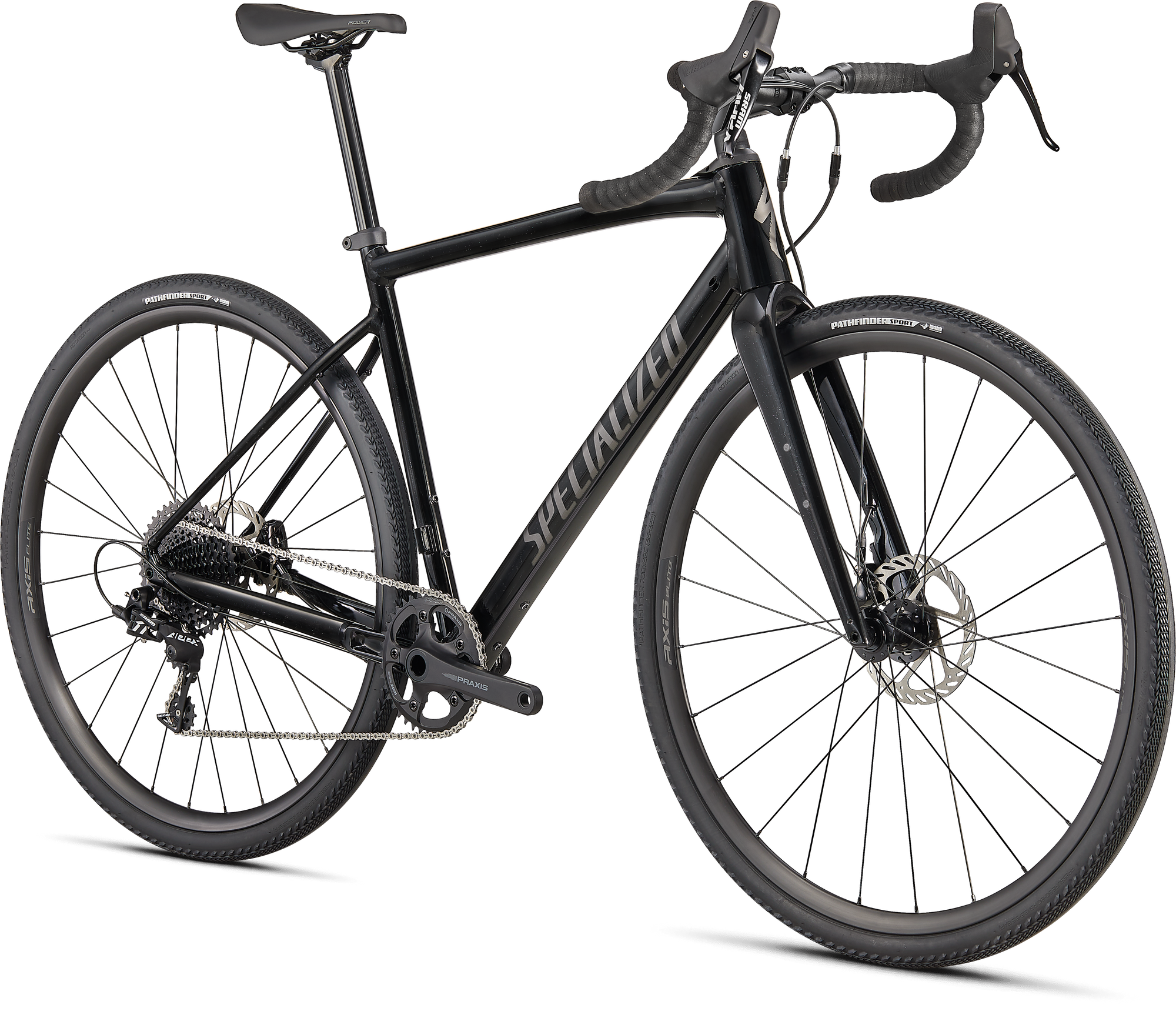 Specialized Diverge Comp E5 - SRAM Apex - Gloss Tarmac Black/Smoke/Chrome/Clean