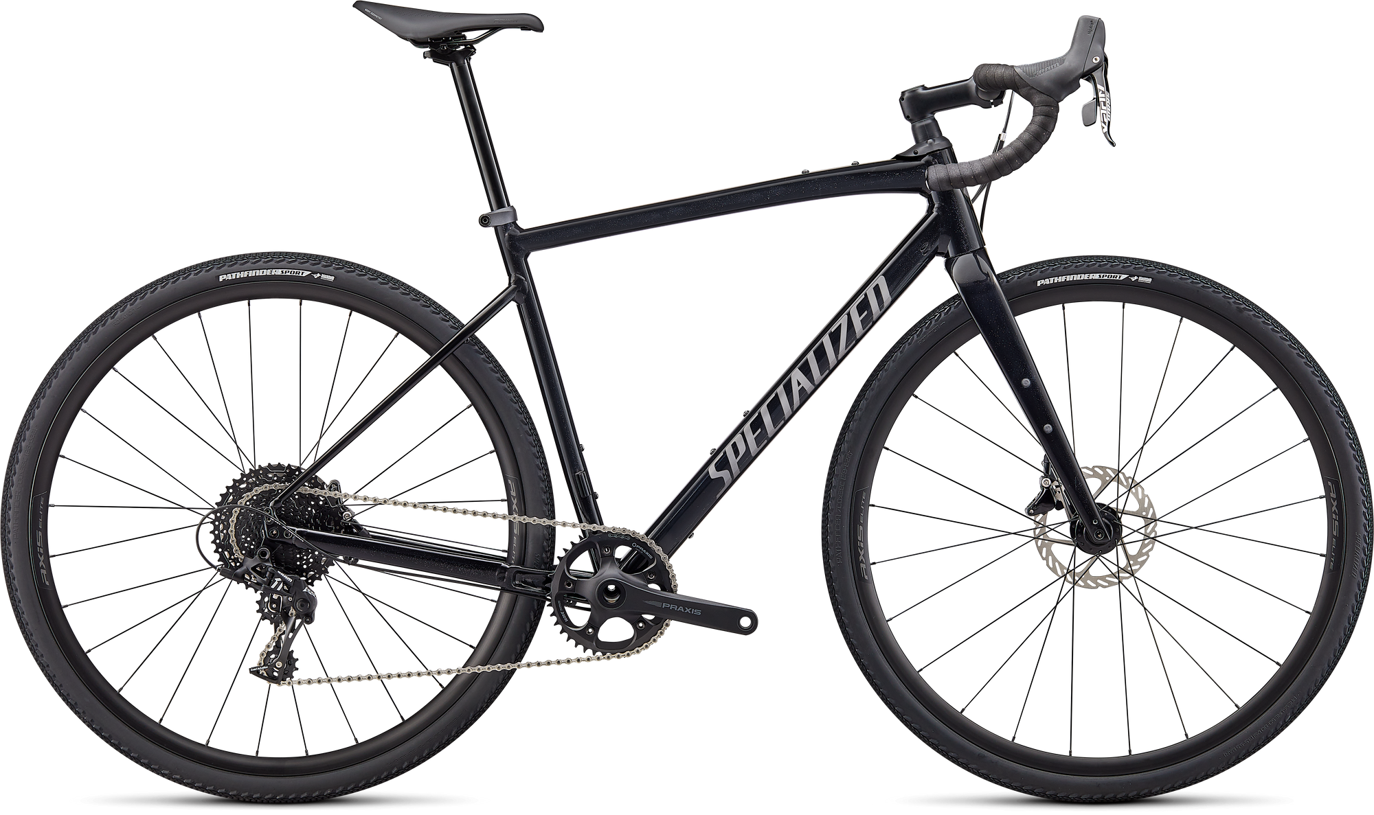 Specialized Diverge Comp E5 - SRAM Apex - Gloss Tarmac Black/Smoke/Chrome/Clean