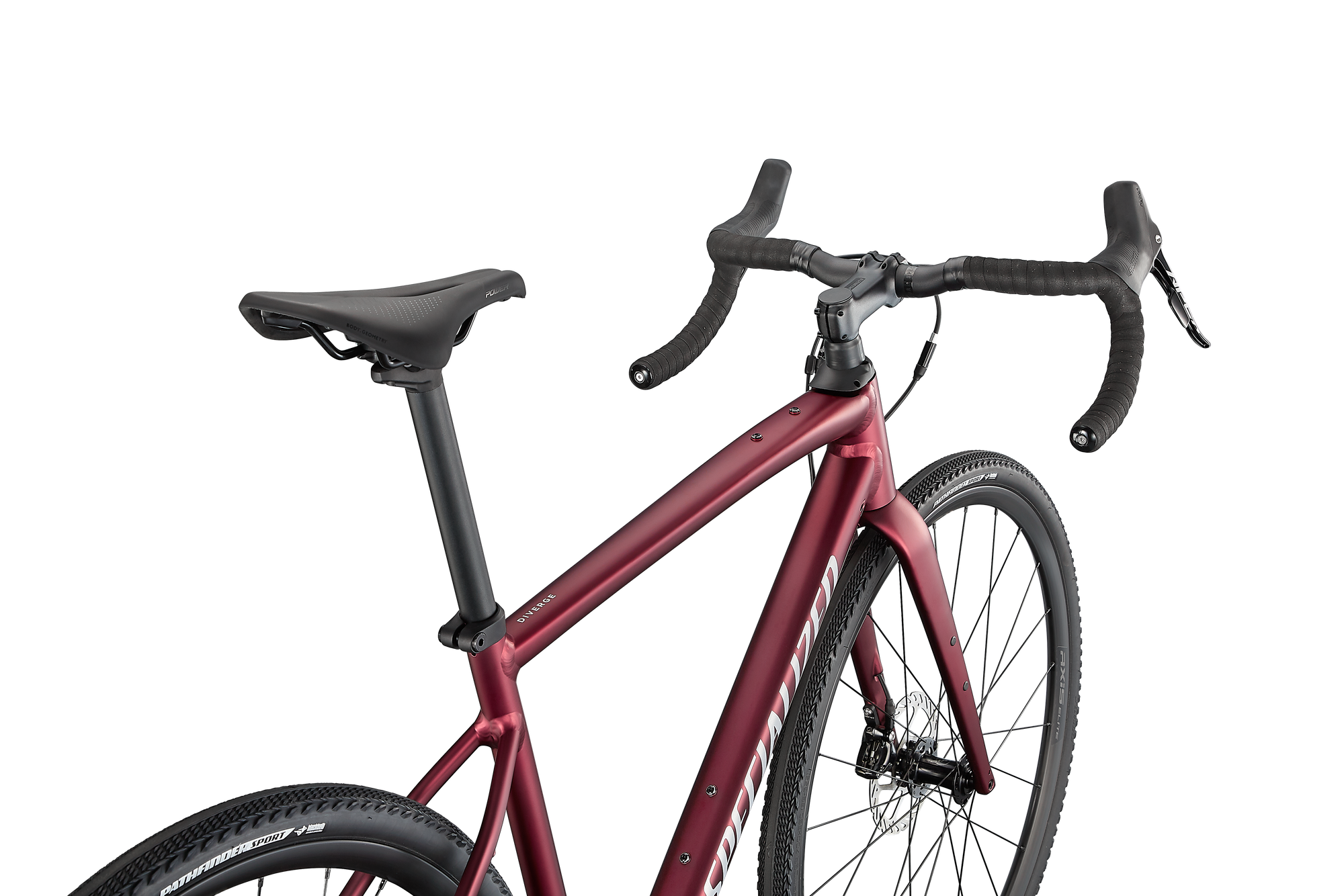 Specialized Diverge Comp E5 - SRAM Apex - Satin Maroon/Light Silver/Chrome/Clean