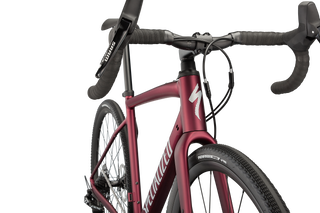 Specialized Diverge Comp E5 - SRAM Apex - Satin Maroon/Light Silver/Chrome/Clean