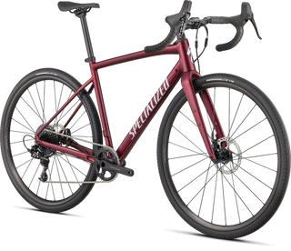 Specialized Diverge Comp E5 - SRAM Apex - Satin Maroon/Light Silver/Chrome/Clean