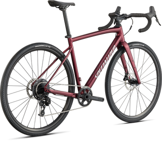 Specialized Diverge Comp E5 - SRAM Apex - Satin Maroon/Light Silver/Chrome/Clean