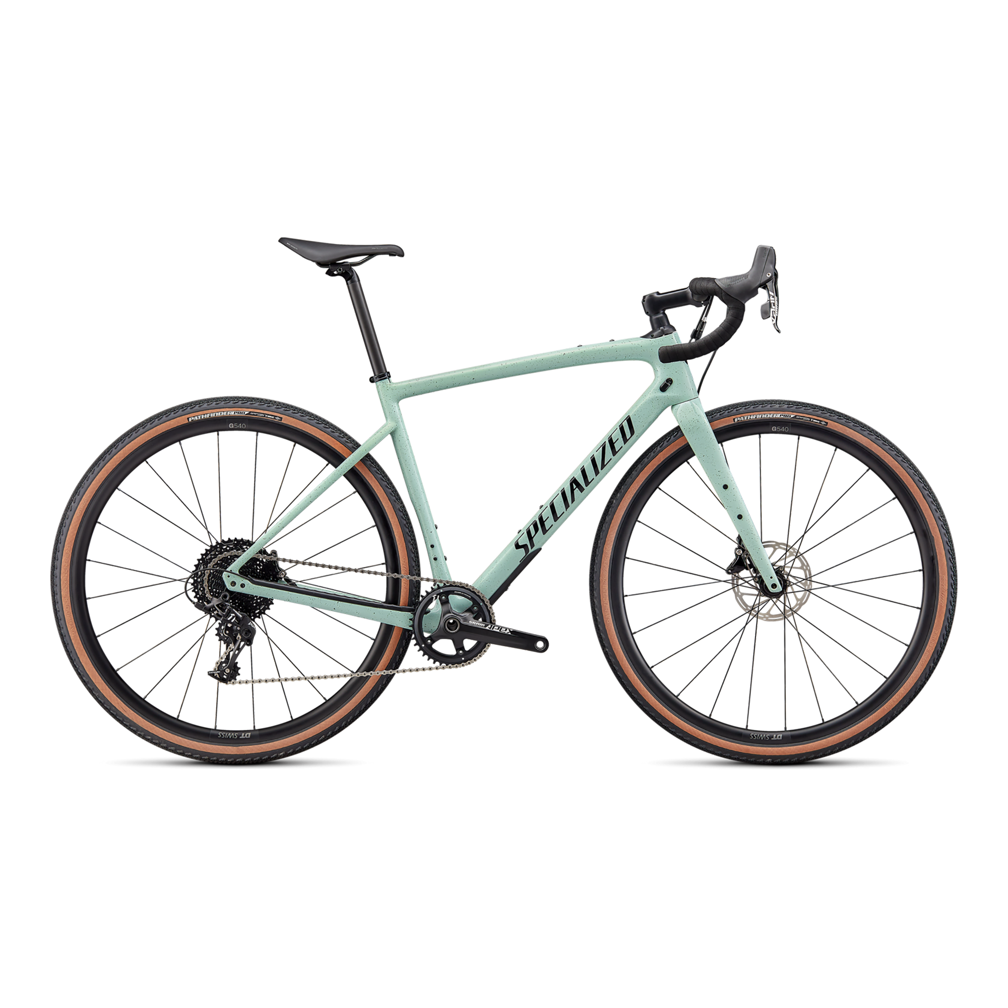 Specialized Diverge Sport Carbon - SRAM Apex - Gloss Ca White Sage/Oak/Black/Chrome/Clean