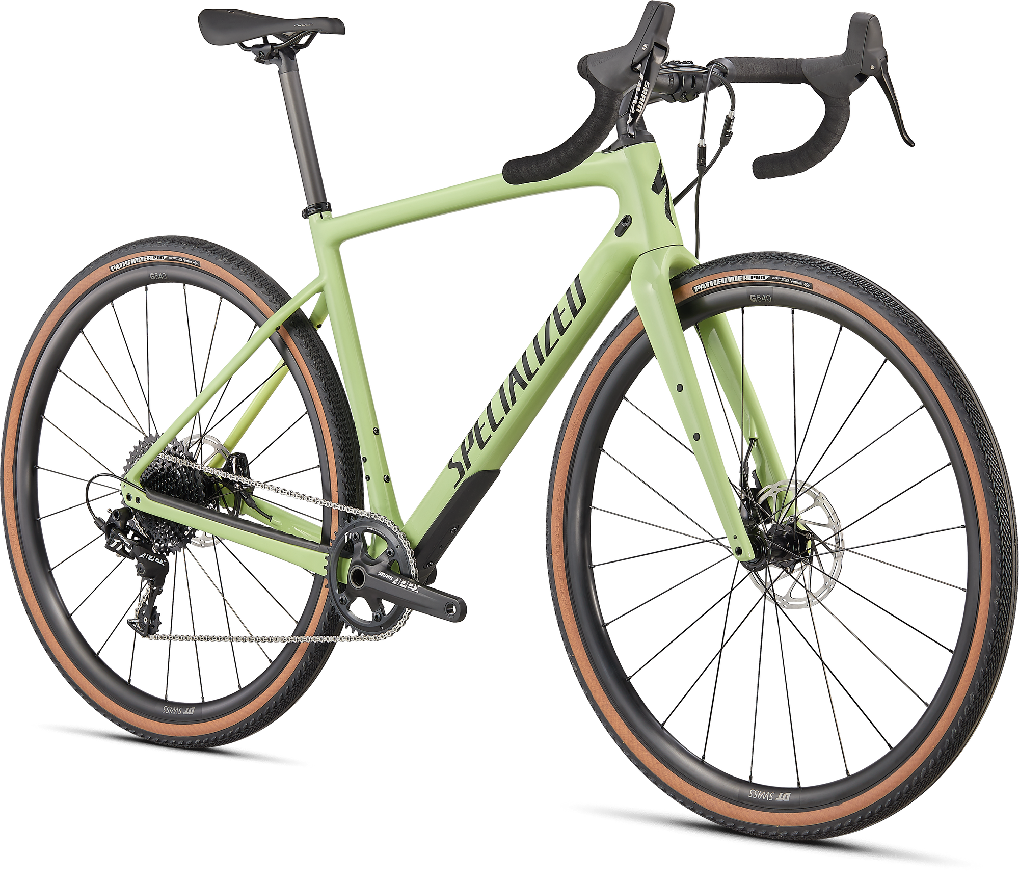 Specialized Diverge Sport Carbon - SRAM Apex - Gloss Limestone/Black/Chrome/Clean