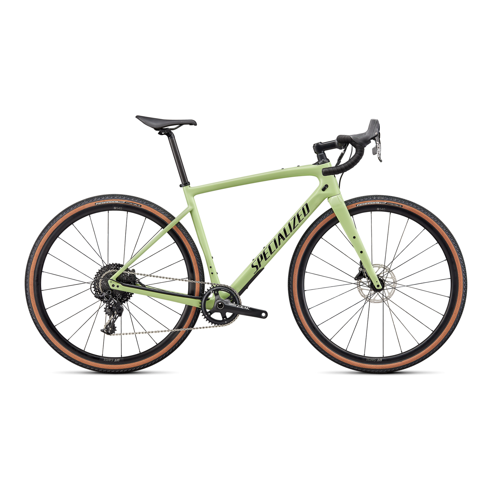Specialized Diverge Sport Carbon - SRAM Apex - Gloss Limestone/Black/Chrome/Clean