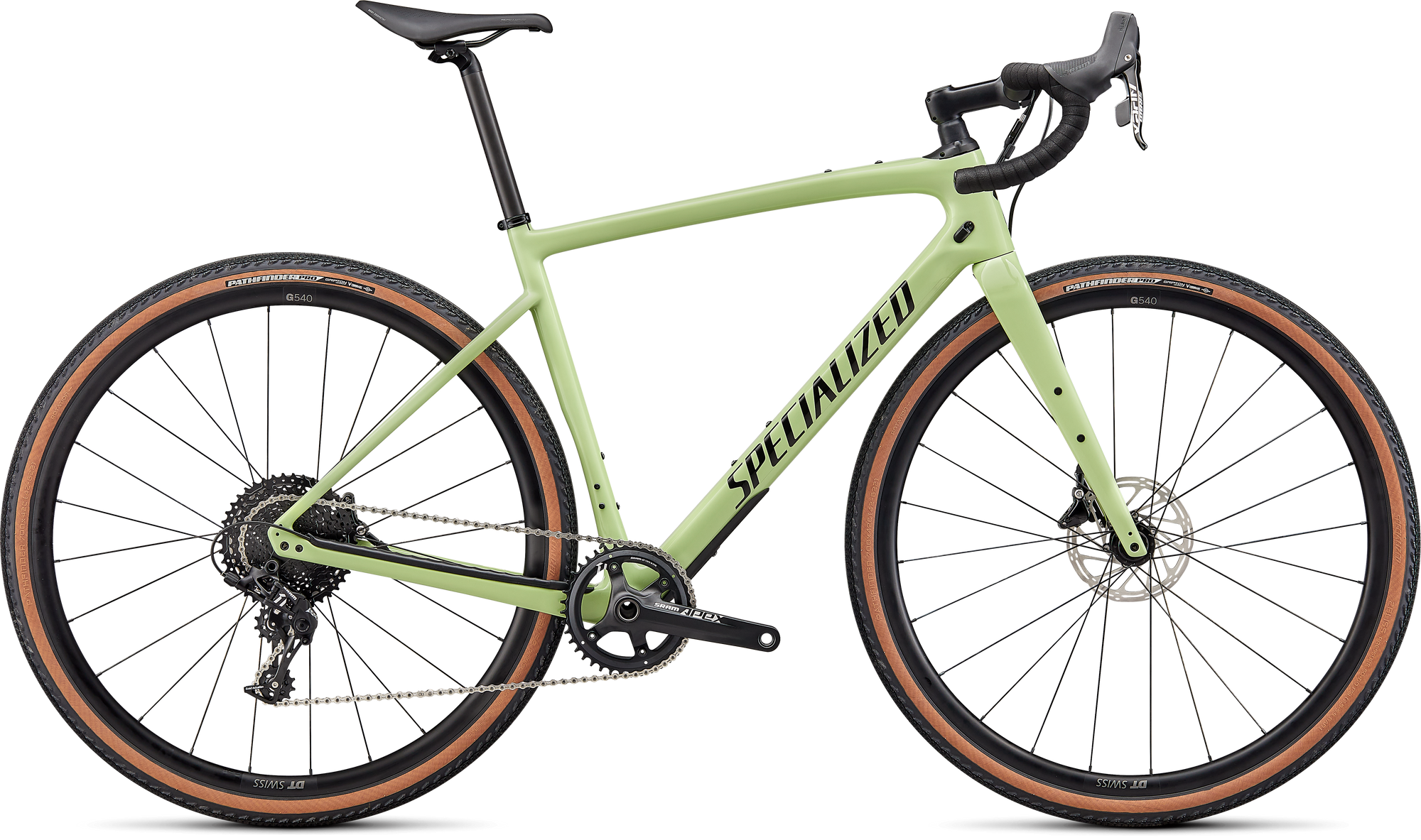 Specialized Diverge Sport Carbon - SRAM Apex - Gloss Limestone/Black/Chrome/Clean