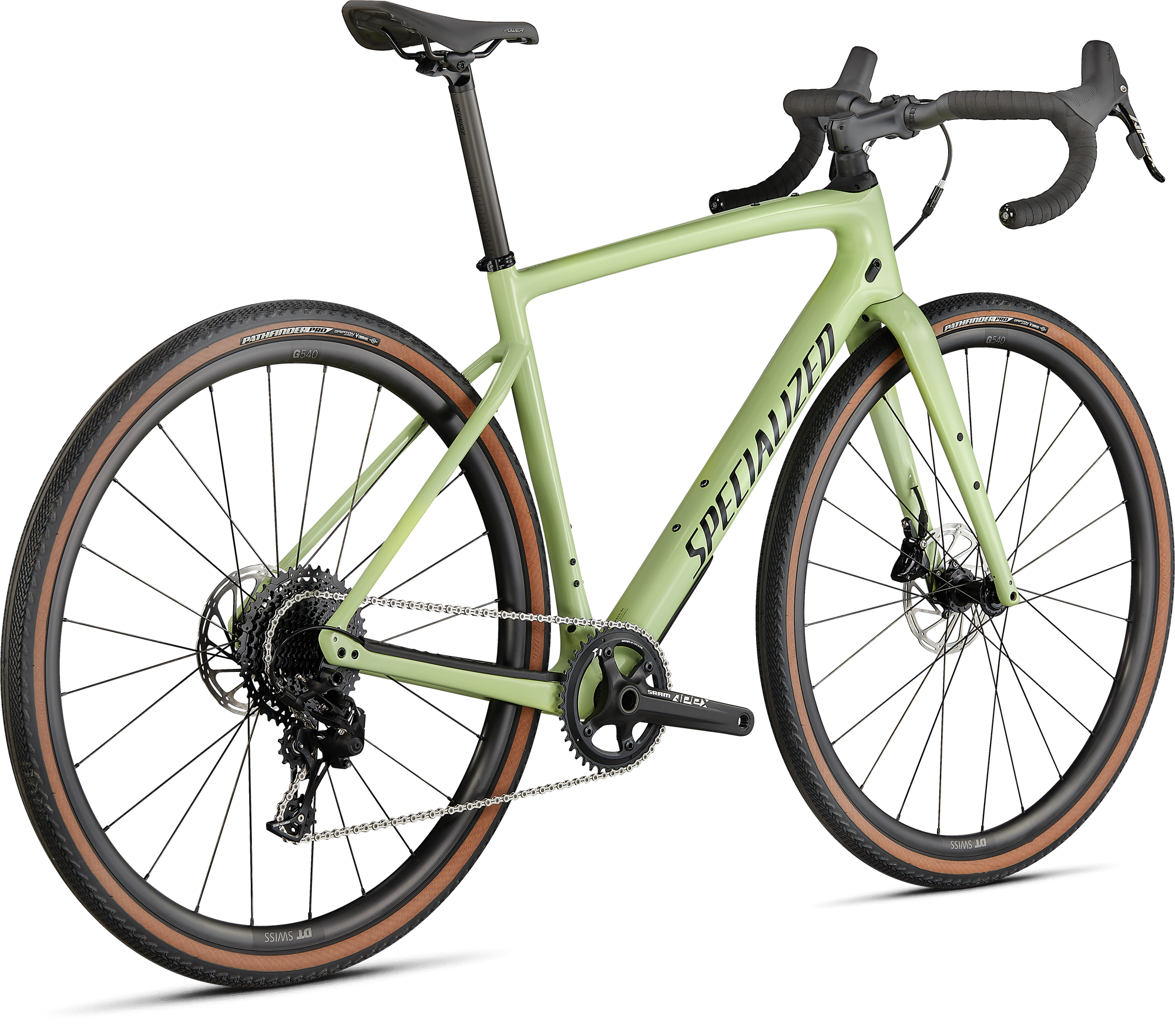 Specialized Diverge Sport Carbon - SRAM Apex - Gloss Limestone/Black/Chrome/Clean