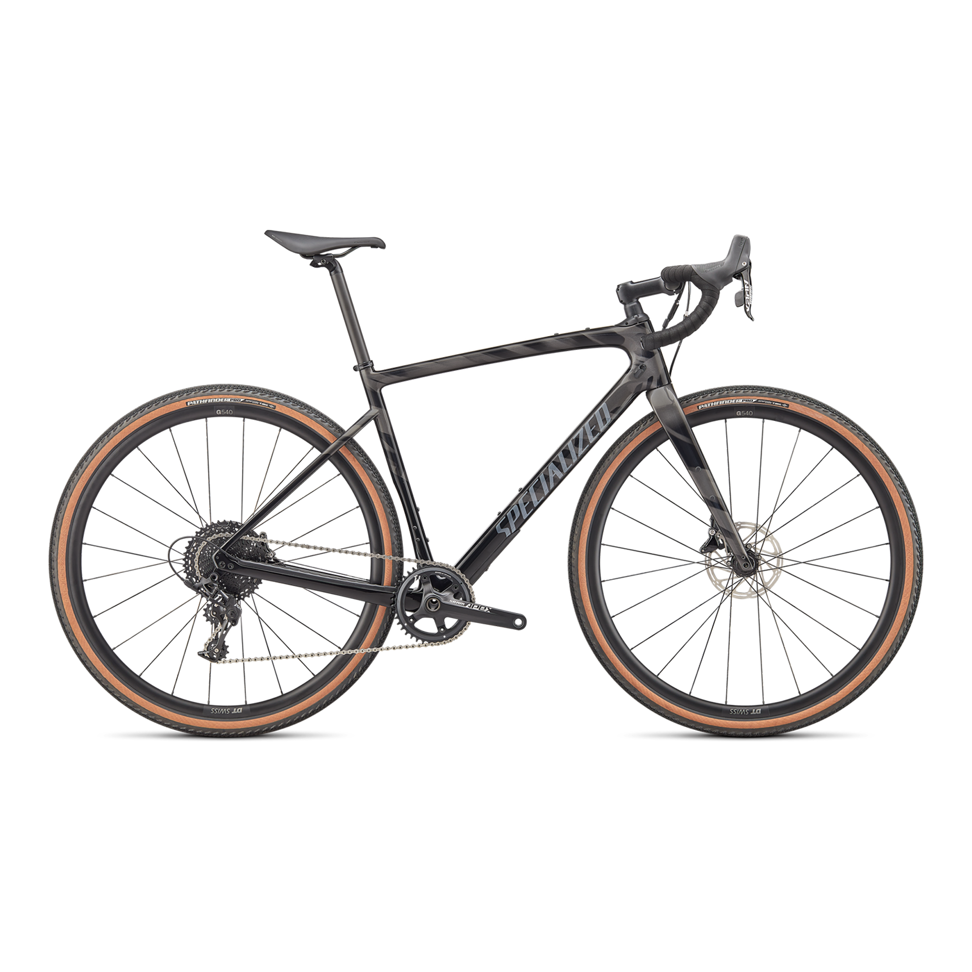 Specialized Diverge Sport Carbon - SRAM Apex - Gloss Smoke/Black/Transparent/Chrome/Wild