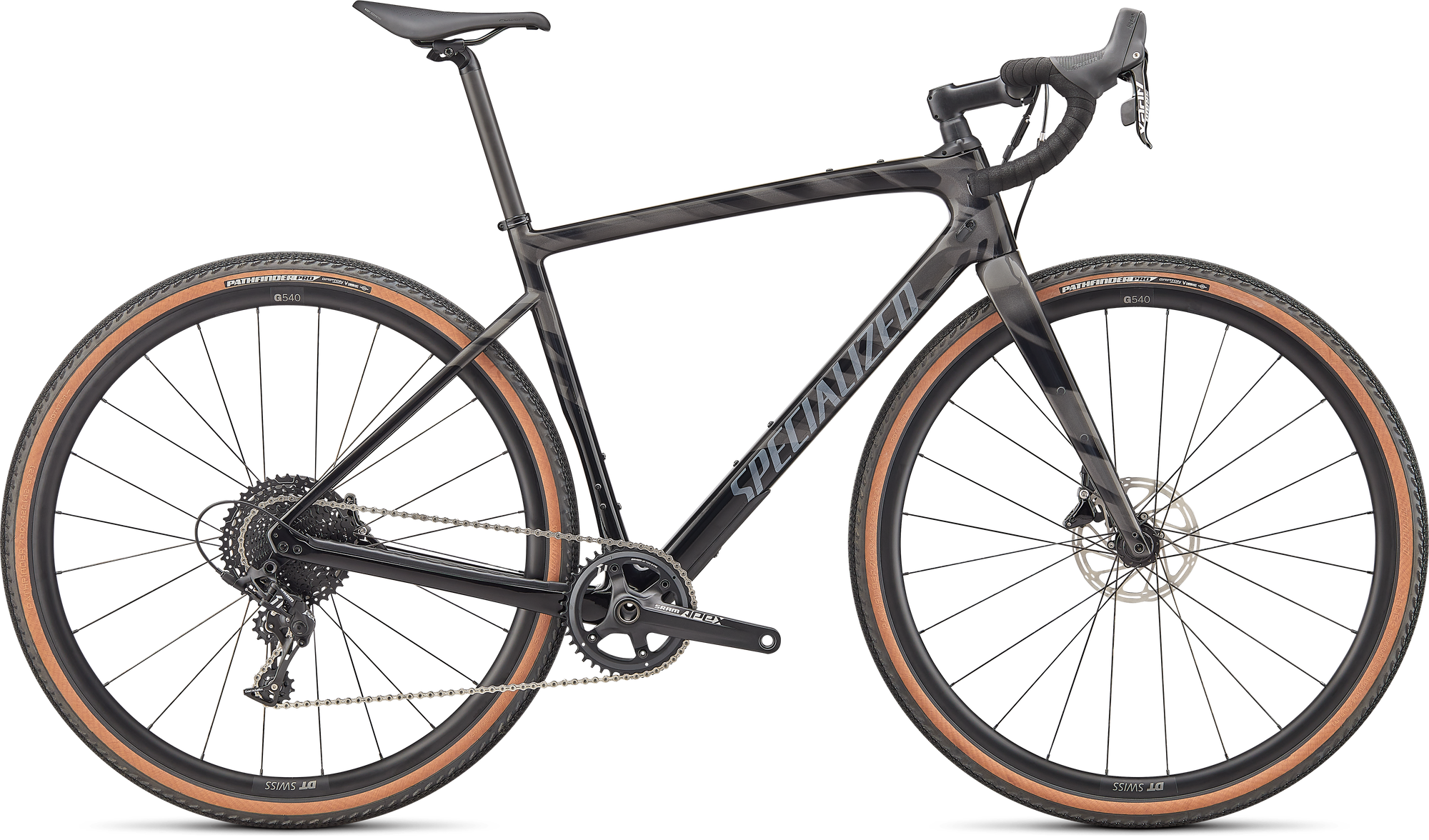 Specialized Diverge Sport Carbon - SRAM Apex - Gloss Smoke/Black/Transparent/Chrome/Wild